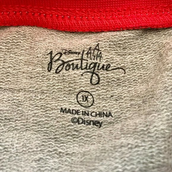 Disney Parks Boutique Minnie Mouse Shirt Dots Size 1X Disneyana Long Sleeve Tee - Picture 13 of 13